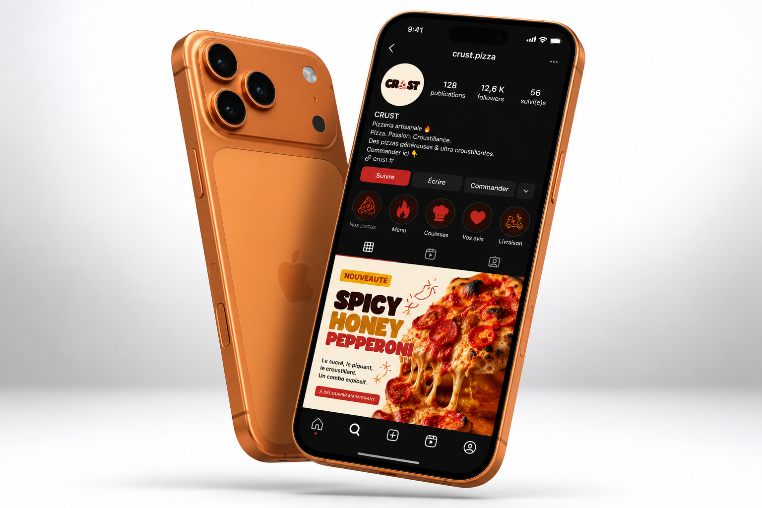 Boîte à pizza CRUST