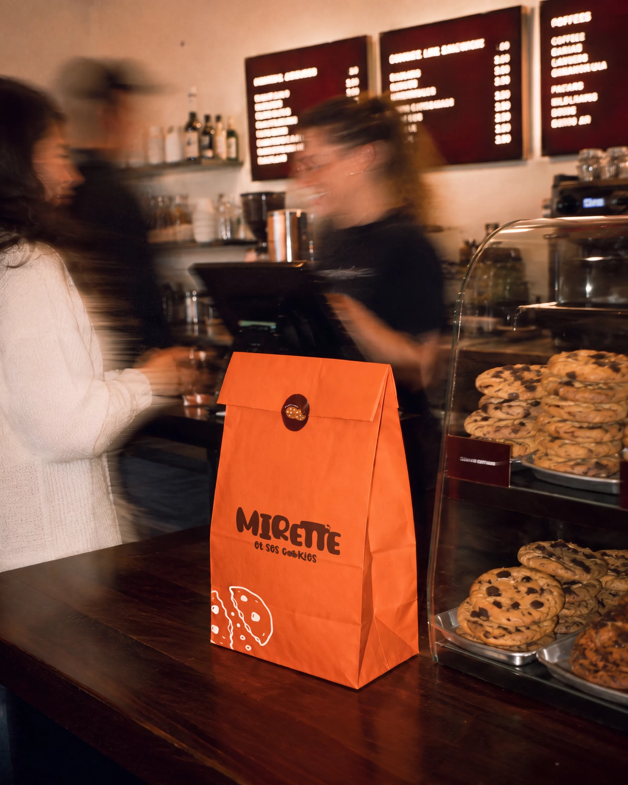 Univers graphique Les Cookies de Mirette