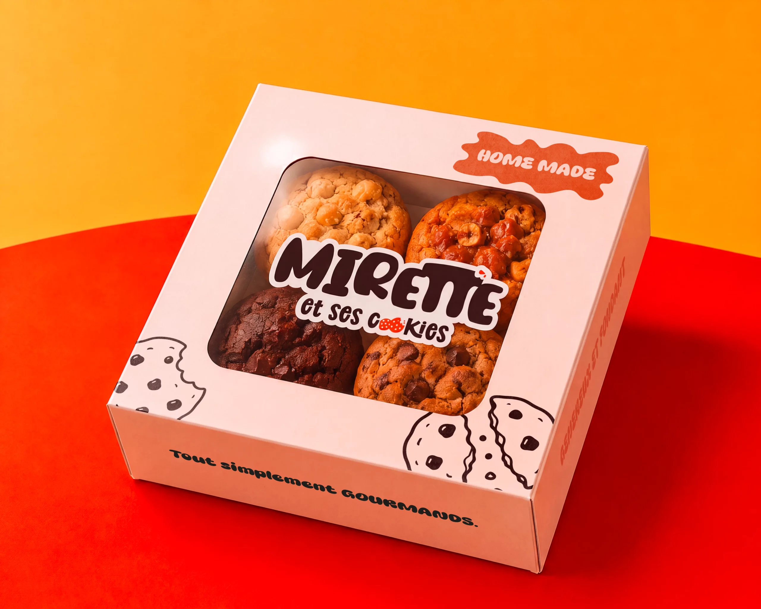 Packaging Les Cookies de Mirette