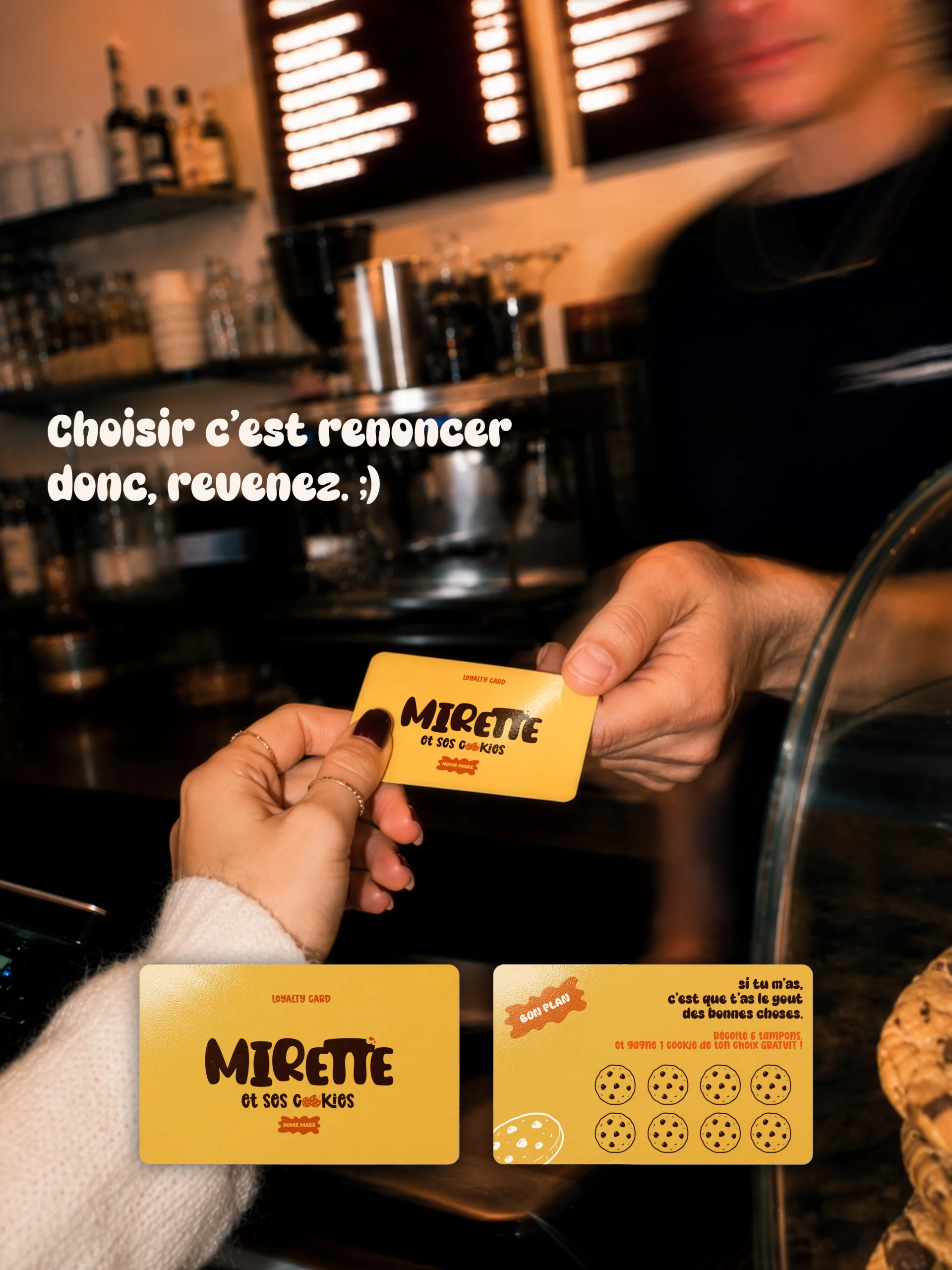Univers graphique Les Cookies de Mirette